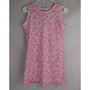 You Kids By Younique Girl's Pink Floral Sleeveless Dress Size Small